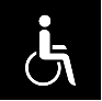 1.24. Neįgaliojo su vežimėliu simbolis