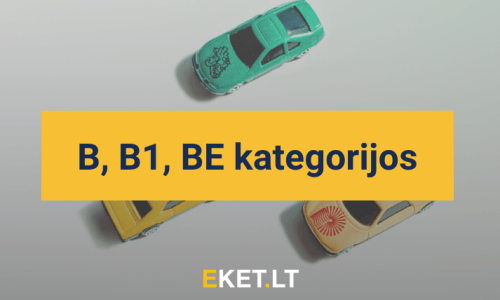 B, B1, BE kategorie