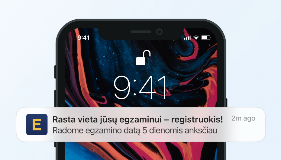 paprasta pranesimas