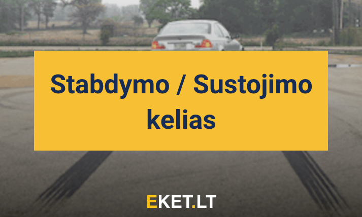 Braking distance/stopping distance
