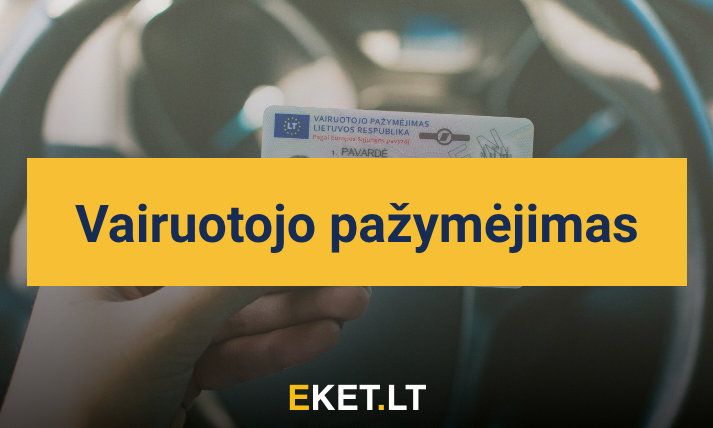 Vairuotojo pažymėjimas